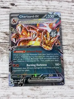 Charizard ex 196 Sv: Scarlet & Violet Promo Cards Holo NM Near Mint - Image 1