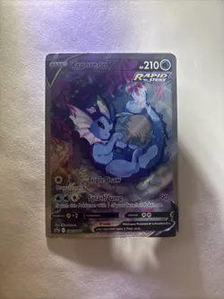 Vaporeon V SWSH181 SWSH: Sword & Shield Promo Cards Holo NM. IMO - Image 1