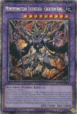 3X Yugioh Mementomictlan Tecuhtlica MP25-EN010 Starlight Rare 1st Edition NM - Image 1