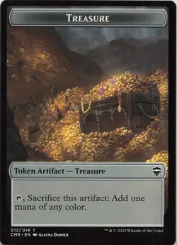 Treasure Token T Commander Legends 12 - LP MTG - Image 1