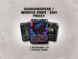 Shadowspear, Morgul Knife - Custom Magic: The Gathering Card - Image 1