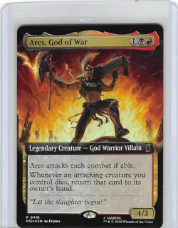 Ares, God of War #418 Foil R - Marvel - MTG - Borderless - NM - Image 1
