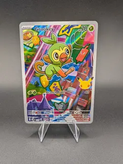 Pokemon TCG Grookey 052 SV Scarlet & Violet Promo 52 Holo First Partners NM - Image 1
