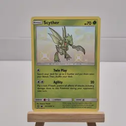 The Pokemon Company Scyther SV1/SV94 Shiny Holo Rare Hidden Fates EN - Image 1