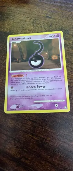 Unown [U] 82/146 Uncommon Legends Awakened Pokemon Lightly Played - Image 1