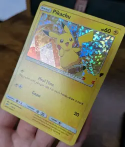 Pokemon TCG - Pikachu 025/025 McDonald's 25th Anniversary Holo Promo - MP ⚡ - Image 4