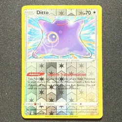 Ditto 107/159 Reverse Holo Rare SWSH: Crown Zenith Pokemon TCG - Image 1