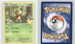 CHESPIN PROMO MCDONALD'S 25TH ANNIVERSARY PROMOS POKEMON HOLO NEAR MINT - Image 3