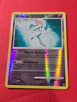 2007 Pokemon Diamond and Pearl Secret Wonders Reverse Foil #53 Kirlia, UC, cd1 - Image 1