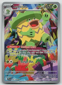 Pokemon Ludicolo 095/094 Phantasmal Flames Illustration Rare Holo NM - Image 1