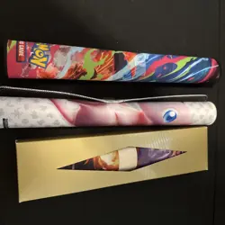 Pokemon Phantasmal Flames, Charizard UPC And 151 MEW Mat Rubber Playmat 3X - Image 1
