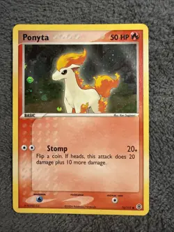 Ponyta 76/112 Pokemon Fire Red & Leaf Green Holo NM - Image 1