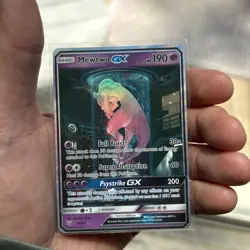 Pokemon Company Pokemon TCG Mewtwo GX 78/73 Shining Legends Secret Holo mewtube - Image 1