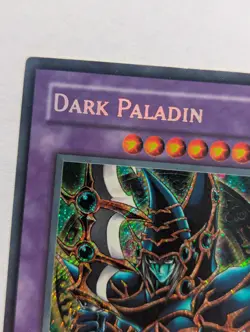 Vintage YuGiOh Prismatic Secret Rare Holofoil Promo Dark Paladin DMG-001 M/NM - Image 5