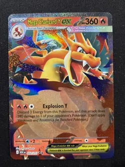 Mega Charizard Y ex - 022/217 ASC 022/217 Pokemon ME: Ascended Heroes Double ... - Image 1