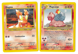 Pokemon TCG Slugma/Magcargo mini lot Neo Destiny & Neo Revelation - Image 1