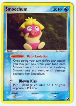 Smoochum Rare Unseen Forces 31/115 LP Yuka Morii Pokemon TCG - Image 1