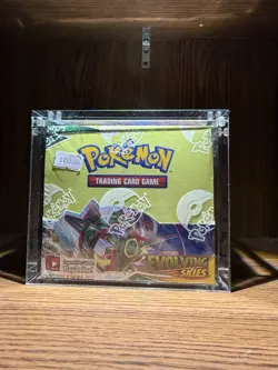 Pokemon TCG Sword and Shield Evolving Skies Booster Box SEALED + Case - Image 1