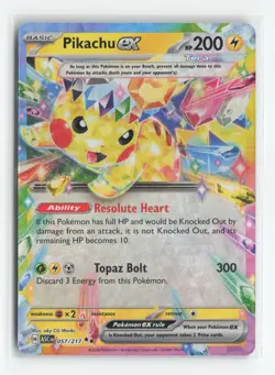 Pikachu ex - 057/217 - ME: Ascended Heroes [ASC 057/217] - Image 1