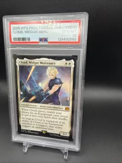 2026 MtG Cloud, Midgar Mercenary Non-Foil Final Fantasy #0010 - PSA 10 🔥🔥🔥 - Image 3