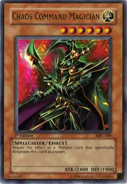 Chaos Command Magician Unlimited Ultra Rare Magician's Force MFC-068 LP - Image 1