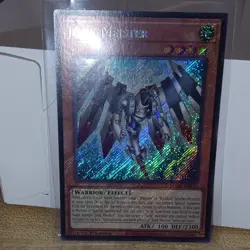 Konami Yu-Gi-Oh! Junk Meister Secret Rare Foil 1st Ed BP01-EN033 100 ATK EN - Image 1