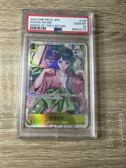 2023 One Piece JPN Kozuki Hiyori Wings Of The Captain PSA 10 - Image 1