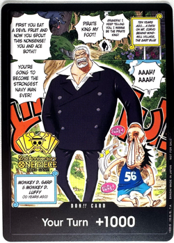 One Piece Monkey D Garp Luffy Manga 2nd Anniversary Tournament Promo DON!! - Image 1