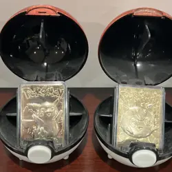 Pokemon 23k Burger King Gold Plated Trading Card Set Red Box Lot Of 6 - Image 3
