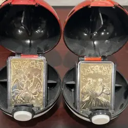 Pokemon 23k Burger King Gold Plated Trading Card Set Red Box Lot Of 6 - Image 4