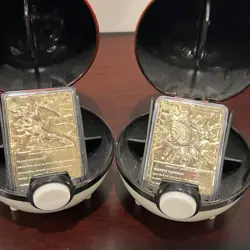 Pokemon 23k Burger King Gold Plated Trading Card Set Red Box Lot Of 6 - Image 5