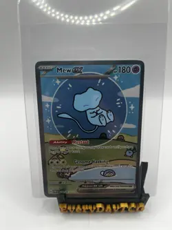 Pokemon TCG Bubble Mew SV Paldean Fates EX Illustration Card 232/091 SIR/SAR - Image 1