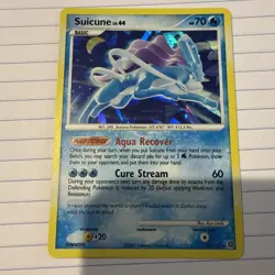 Pokemon TCG Suicune Secret Wonders 19/132 Holo Rare Card - Image 1