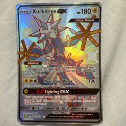 Pokemon Card - Xurkitree GX Hidden Fates Shiny Vault SV58/SV94 Shiny Holo Rare - Image 1