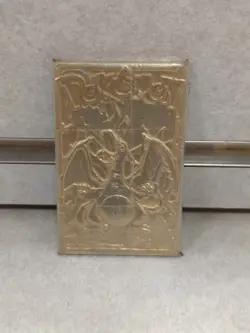 Pokemon Special Ed. 23 karat Gold Plated Trading Card Charizard Still Wrapped - Image 1