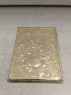 Pokemon Special Ed. 23 karat Gold Plated Trading Card Charizard Still Wrapped - Image 3