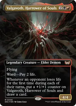 Valgavoth, Harrower of Souls M 6 Foil NM Commander: Duskmourn MTG M-04 - Image 1