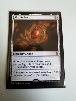 MTG Dominaria Mox Amber Mythic Rare Regular 224/269 - Image 1