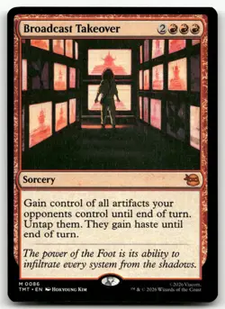 Broadcast Takeover #86 (NM) Teenage Mutant Ninja Turtles TMT Magic MTG - Image 1