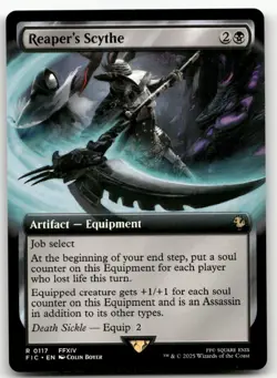Reaper's Scythe (Extended Art) #117 (NM) Final Fantasy FIC Magic MTG - Image 1