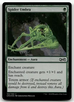 Spider Umbra #184 (Foil) (NM) Ultimate Masters UMA Magic MTG - Image 1