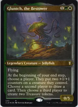 Gluntch, the Bestower (Foil Etched) 533 Battle for Baldur's Gate Foil NM - Image 1