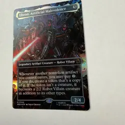 Ultron, Artificial Malevolence Borderless 0344 Foil 344 NM Marvel Super Heroes - Image 1