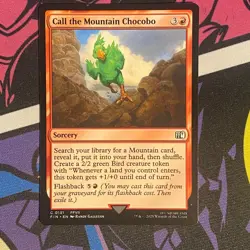 Call the Mountain Chocobo 131 Common FINAL FANTASY Magic: The Gathering NM - Image 1