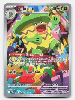 Ludicolo 095/094 Illustration Rare Phantasmal Flames Pokemon Near Mint - Image 1
