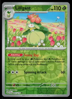Lilligant 007/159 Common Journey Together Pokemon Reverse Holo Near Mint - Image 1