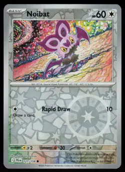 Noibat 127/159 Common Journey Together Pokemon Reverse Holo Near Mint - Image 1
