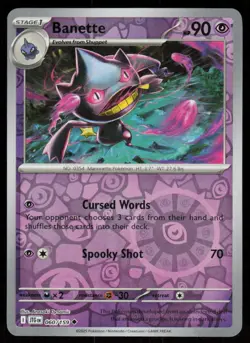 Banette 060/159 Uncommon Journey Together Pokemon Reverse Holo Near Mint - Image 1