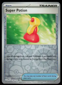 Super Potion 158/159 Uncommon Journey Together Pokemon Reverse Holo Near Mint - Image 1