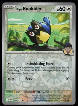 Hop's Rookidee 133/159 Common Journey Together Pokemon Reverse Holo Near Mint - Image 1